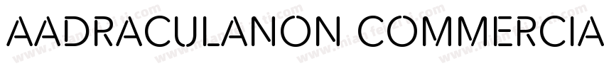 AaDraculaNon CommercialUse字体转换